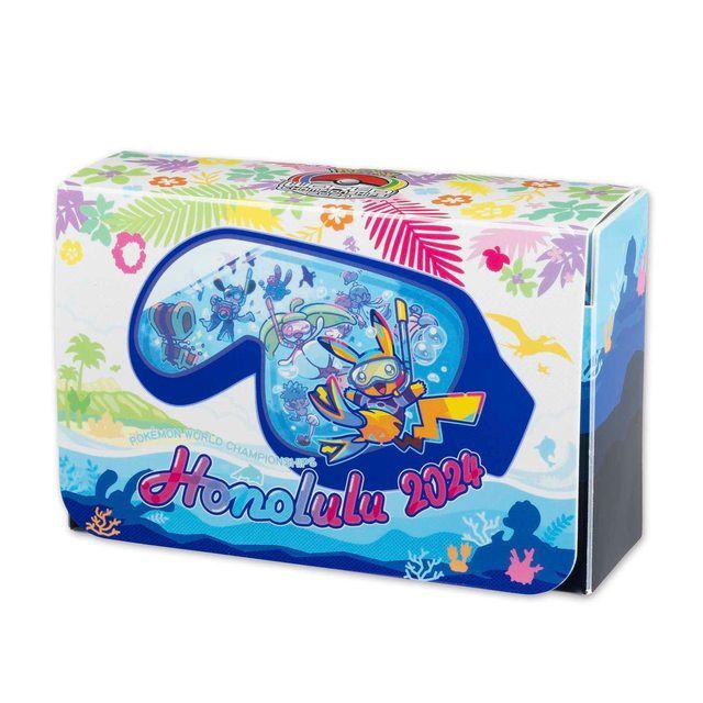 ポケモンWCS2024 ダブルデッキケース　ゴンベ（黒）＆ピカチュウ（白）セット WCS2024 ホノルル限定 ピカチュウ＆ゴンベ ダブルデッキケース