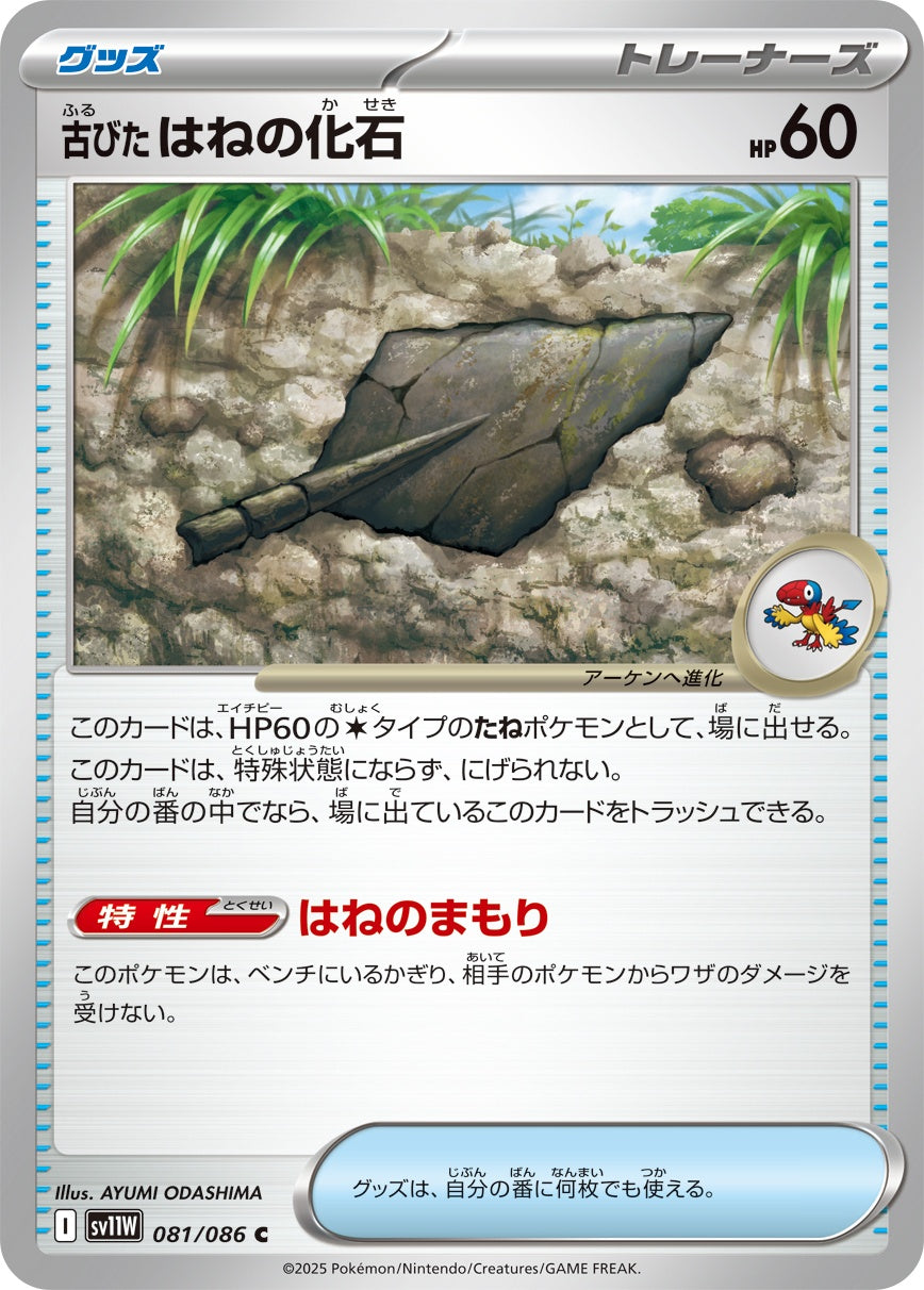 古びたはねの化石 - C : SV11W | 081/086