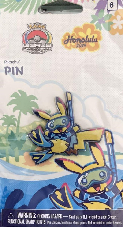 WCS2024 限定 ゴンベ ピカチュウ ストラップ ピンズ  新品未開封② 新品 WCS 2024 ホノルル限定 ピカチュウ ゴンベ キーチェーン